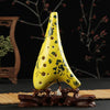 12-Hole Alto C Ocarina with Blue Floral Design