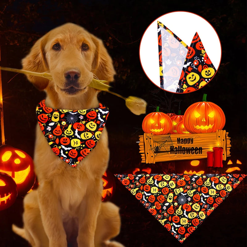 Halloween Dog Bandanas for Pets Accessories