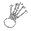 Fashionable Halloween Skeleton Stretch Bracelet & Ring