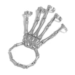 Fashionable Halloween Skeleton Stretch Bracelet & Ring