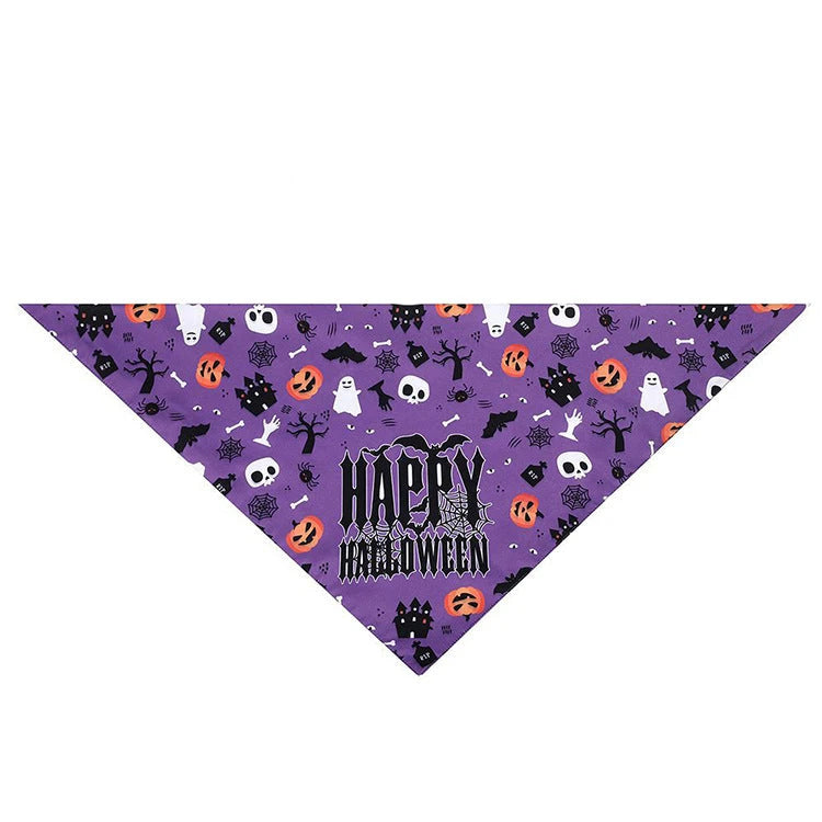 Halloween Triangle Scarf for Pets