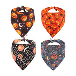 Halloween Dog Bandana - Pumpkin Double-Sided Scarf