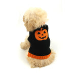 Knitted Pumpkin Sweater for Dogs - Halloween Theme