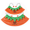 Halloween Pumpkin Double-Sided Cape for Dogs