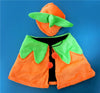 Halloween Pumpkin Double-Sided Cape for Dogs