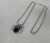 Red Diamond Spider Necklace & Heart Angel Gemstone Jewelry