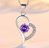 Sweet Heart Pendant Necklace for Women - Silver Jewelry