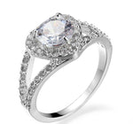 Minimalist Heart Zircon Jewelry Ring