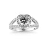Minimalist Heart Zircon Jewelry Ring