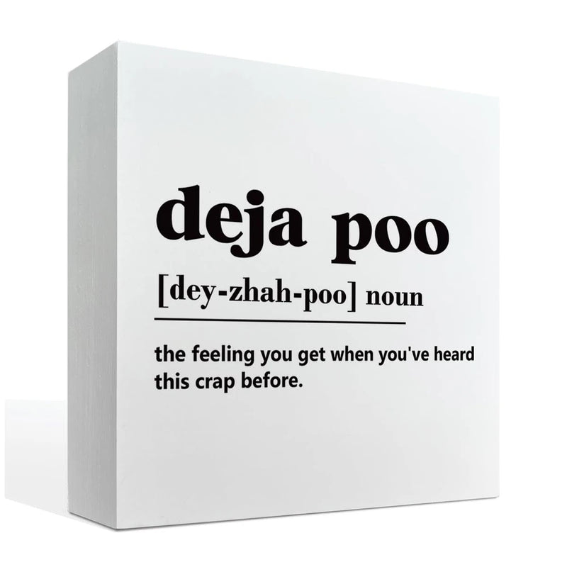 Funny Bathroom Box Sign