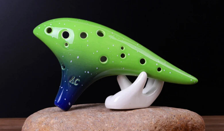 Colorful Starry Sky 12-Hole Ocarina - Professional Instrument