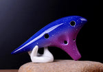 Colorful Starry Sky 12-Hole Ocarina - Professional Instrument