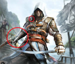 Assassin's Creed IV Black Flag Edward Cosplay Hidden Blade