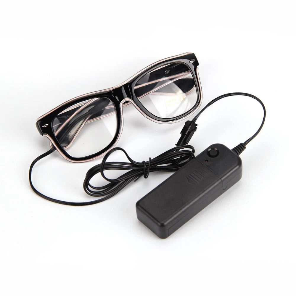 LED EL Wire Light Up Glasses