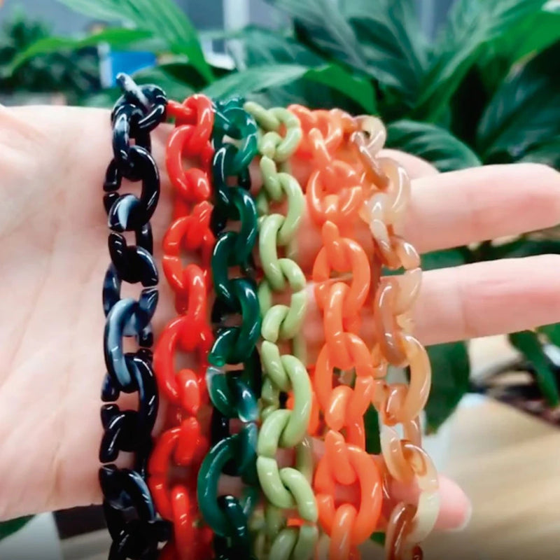Acrylic Glasses And Mask Chain