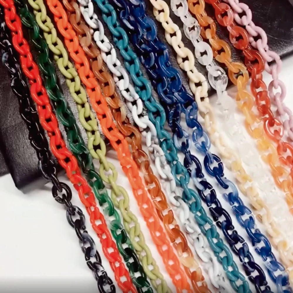 Acrylic Glasses And Mask Chain