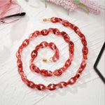 Acrylic Glasses And Mask Chain