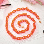 Acrylic Glasses And Mask Chain