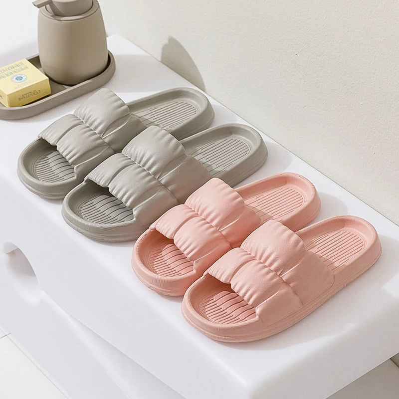 Thick Sole Women Bathroom Slippers