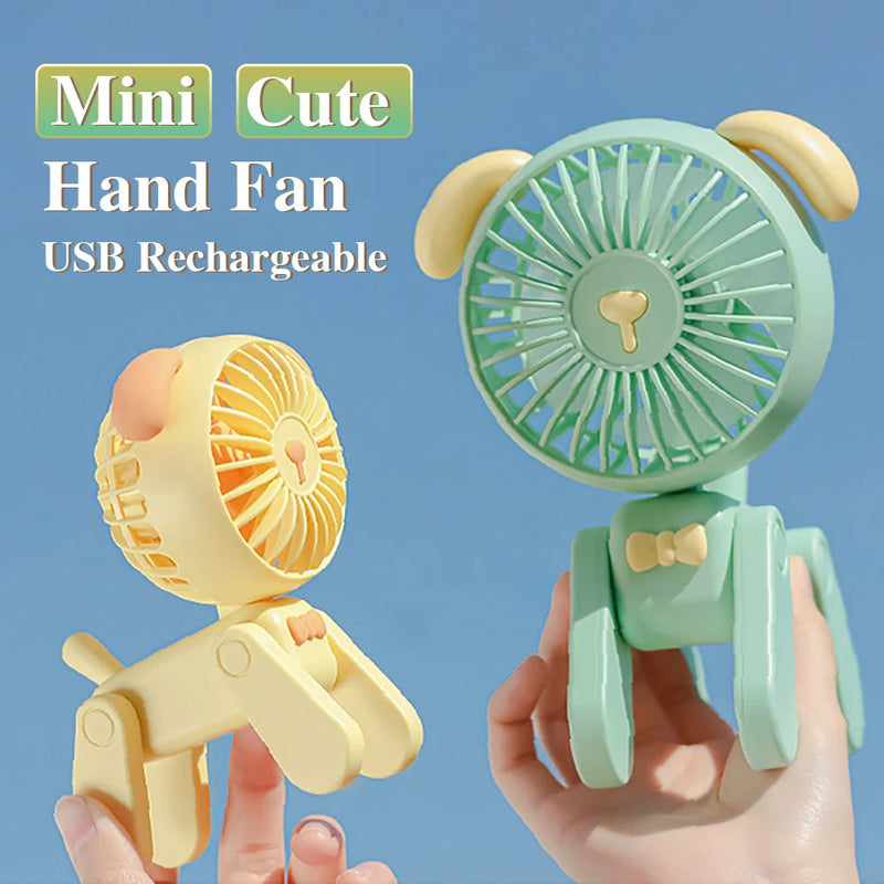 Portable USB Rechargeable Handheld Fan
