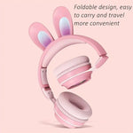 Cute Rabbit Wireless Headphones