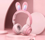 Cute Rabbit Wireless Headphones