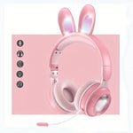 Cute Rabbit Wireless Headphones