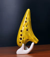 Wood Grain Pottery Ocarina