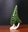Wood Grain Pottery Ocarina