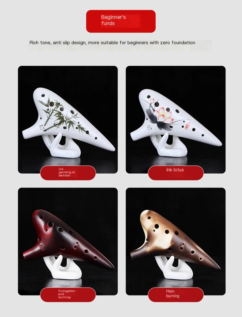 12-Hole Ocarina Musical Instrument