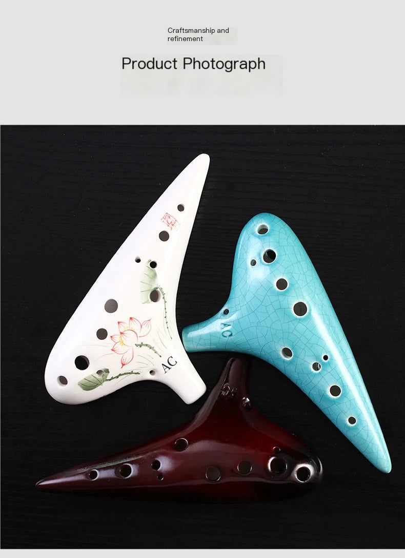 12-Hole Ocarina Musical Instrument