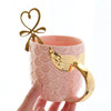 Creative Gold Mermaid Ceramic Coffee Mug