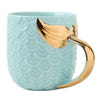 Creative Gold Mermaid Ceramic Coffee Mug