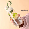 Portable Plastic Water Bottle with Tea Strainer