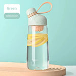 Portable Plastic Water Bottle with Tea Strainer