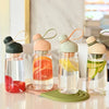 Portable Plastic Water Bottle with Tea Strainer