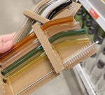 Colored Borosilicate Glass Straws