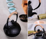 Cast Iron Japanese Teapot with Strainer