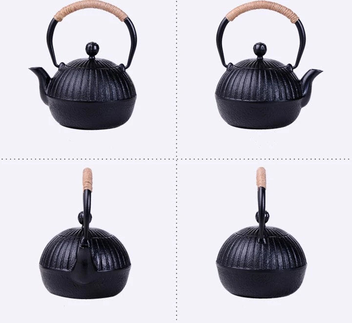 Cast Iron Japanese Teapot with Strainer
