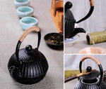 Cast Iron Japanese Teapot with Strainer