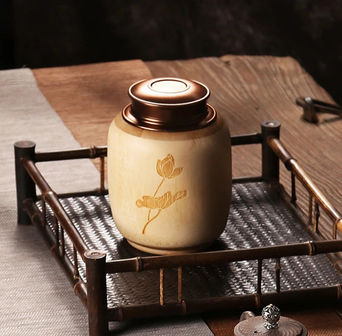 Bamboo Tea Canister