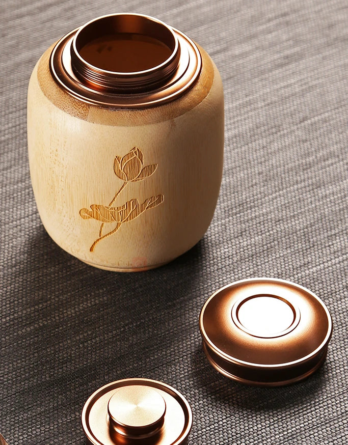 Bamboo Tea Canister