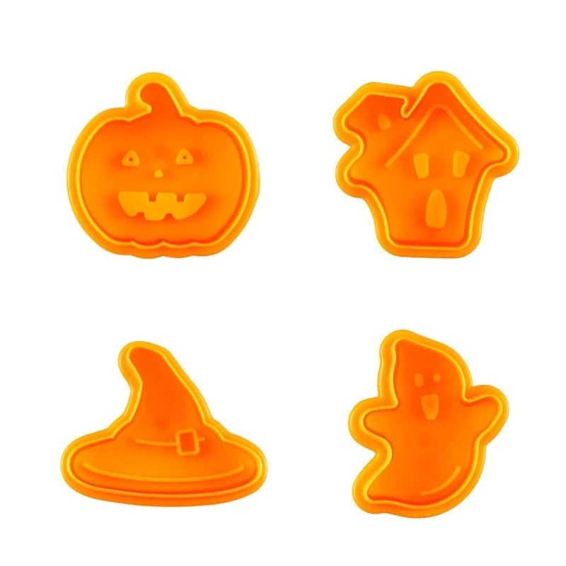 Halloween Cookie Cutter and Mold Baking Set