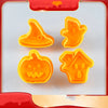 Halloween Cookie Cutter and Mold Baking Set