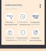 Wireless Handheld Automatic Noodle Maker