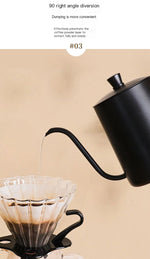Stainless Steel Gooseneck Pour-Over Kettle
