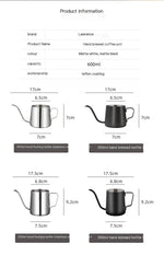 Stainless Steel Gooseneck Pour-Over Kettle