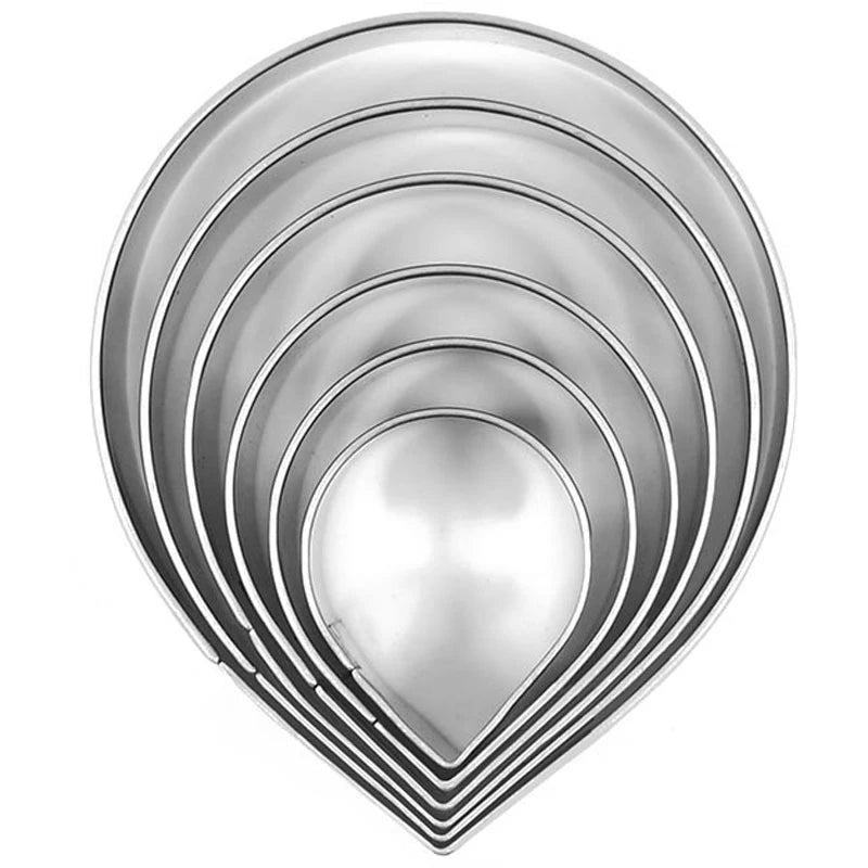 Stainless Steel Rose Cookie Mold Set