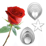 Stainless Steel Rose Cookie Mold Set