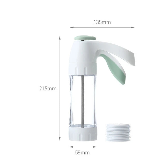 Stainless Steel Cookie Gun Set